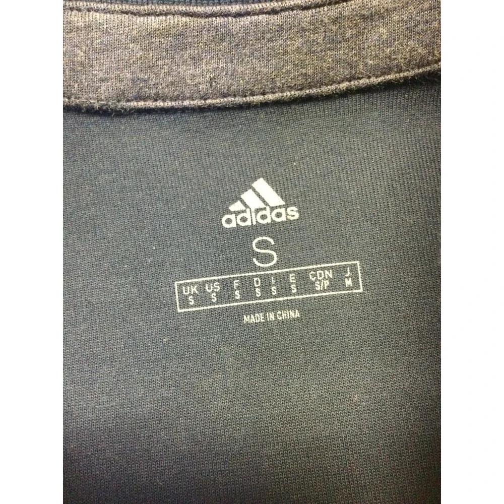 MEN'S ADIDAS CLUB 1/4 ZIP GOLF‎ Pullover SWEATER LEGEND BLUE  Size Small